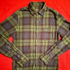 J. Crew blackwatch plaid flannel